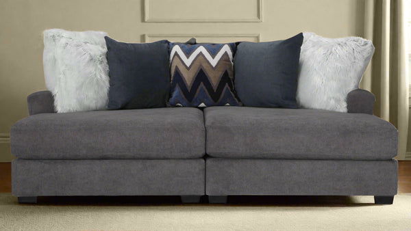 Sensation Charcoal Double Chaise